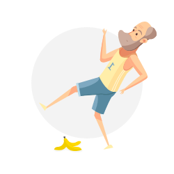 cadute accidentali sarcopenia