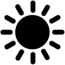 icon sun